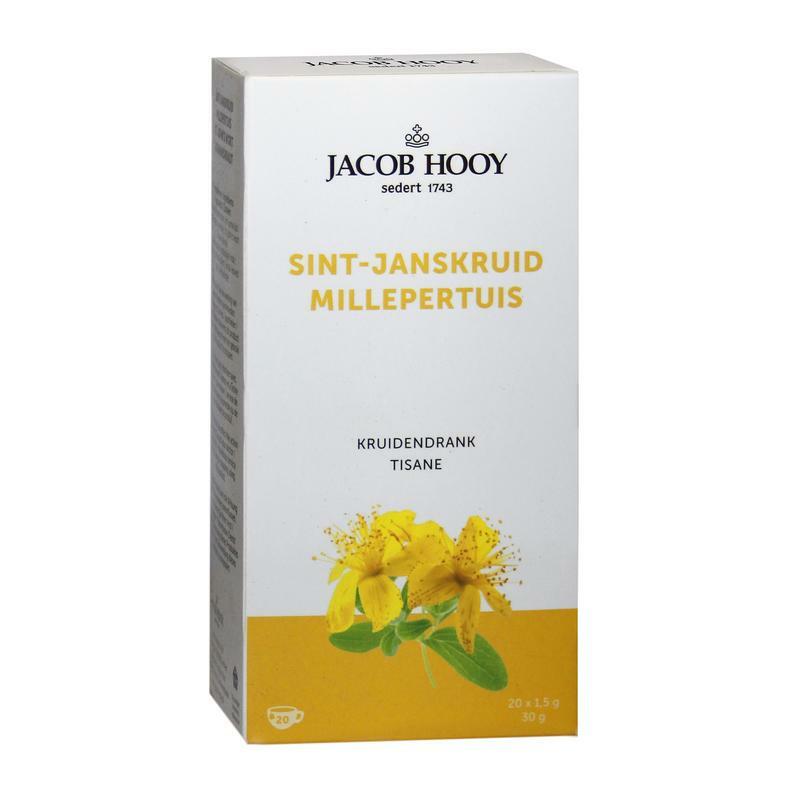 Jacob Hooy Sint Janskruid theezakjes gold 20st