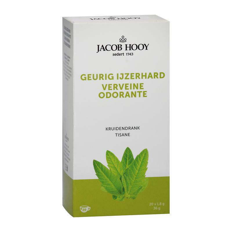 Jacob Hooy Geurig ijzerhard theezak gold 20st