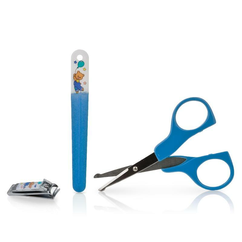 Nuby Nagelverzorgingsset blauw 1set