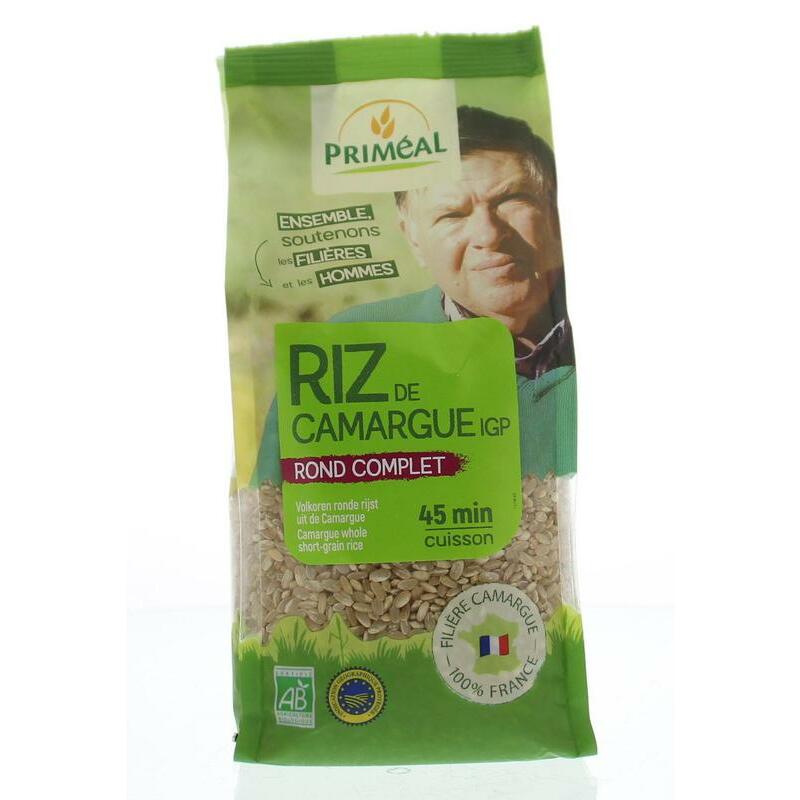Primeal Volkoren ronde rijst camargue bio 500g