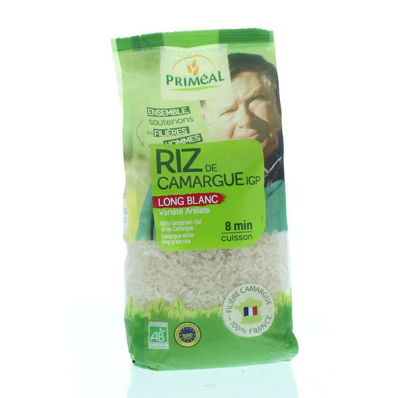 Primeal Witte langgraan rijst camargue bio 500g