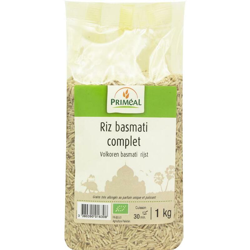 Primeal Volkoren basmati rijst bio 1000g