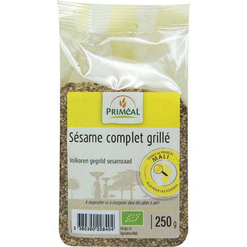 Primeal Volkoren gegrild sesamzaad bio 250g
