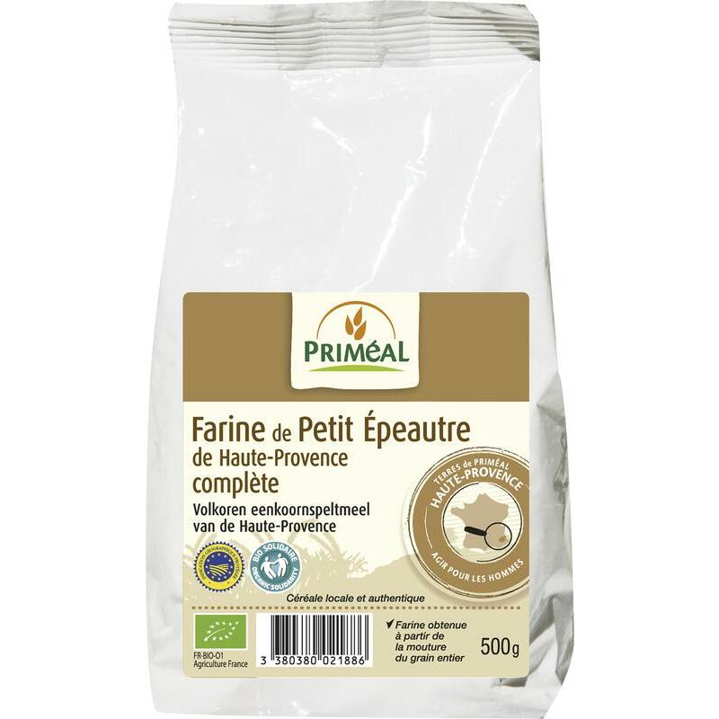 Primeal Volkoren eenkoorn speltmeel bio 500g