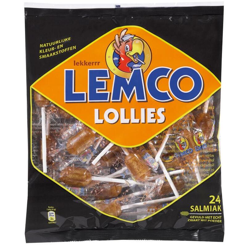 Lemco Salmiak lollies 240g