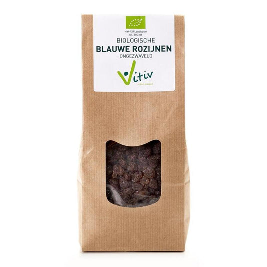 Vitiv Blauwe rozijnen klein bio 500g