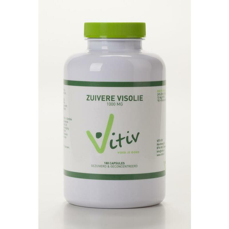 Vitiv Zuivere visolie 1000 mg 100ca