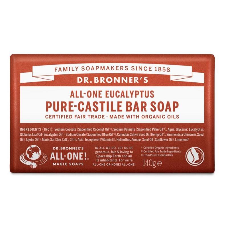 Dr Bronners Barsoap eucalyptus 140g