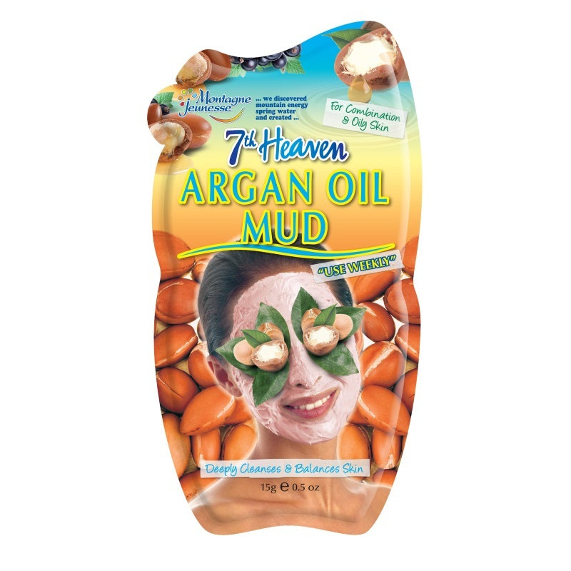 Montagne 7th Heaven gezichtsmasker argan oil mud 15g