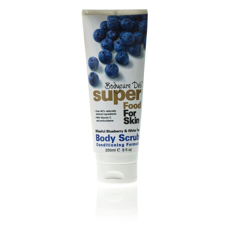 Bodycare Deli Lichaamscrub blueberry & white tea 250ml
