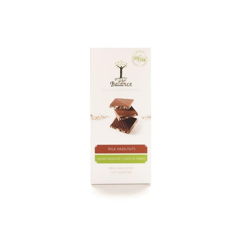 Balance Choco stevia tablet melk hazelnoot 85g