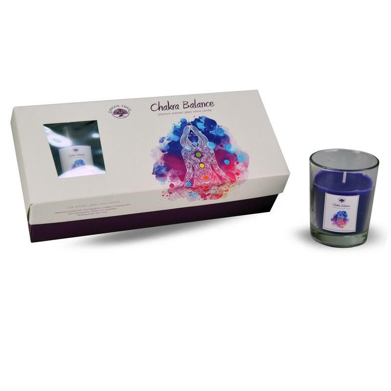 Green Tree Giftset geurkaars chakra balance 1set
