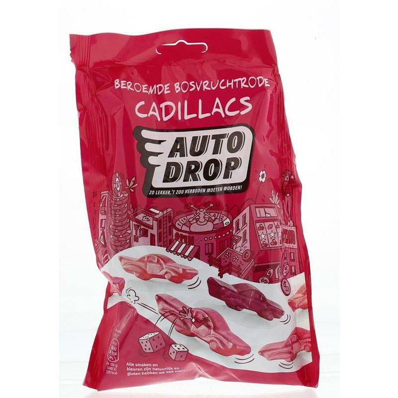 Autodrop Bosvruchten rode cadillacs 180g