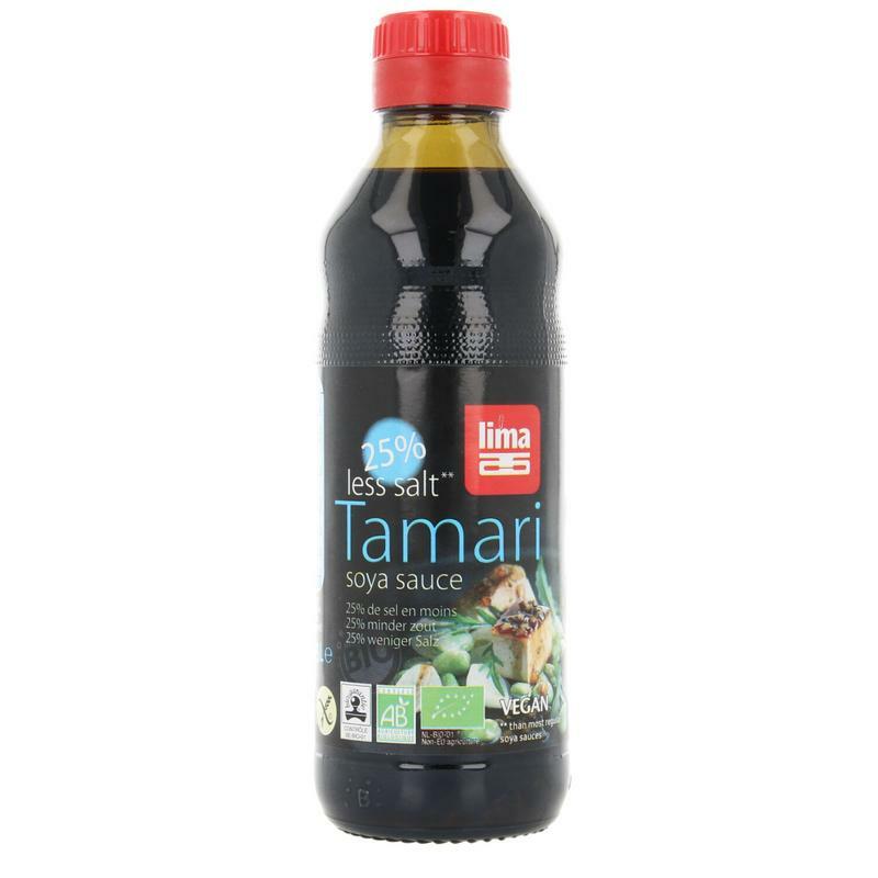Lima Tamari 25% minder zout bio 250ml