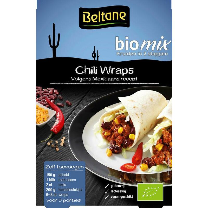 Beltane Chili wraps kruiden bio 20g