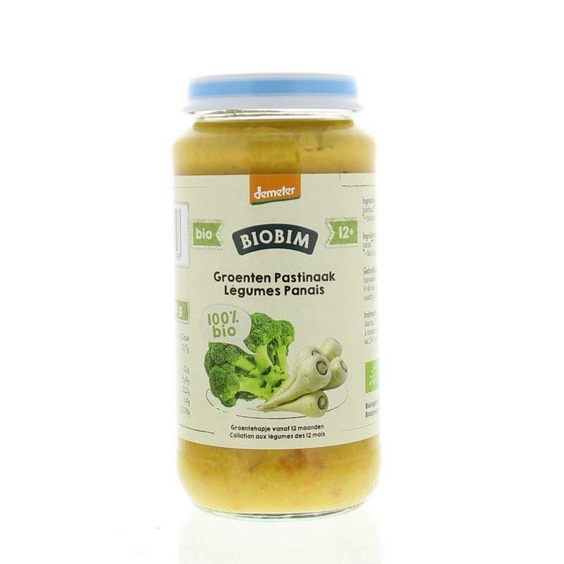 Biobim Groenten pastinaak 12 maanden Demeter bio 250g