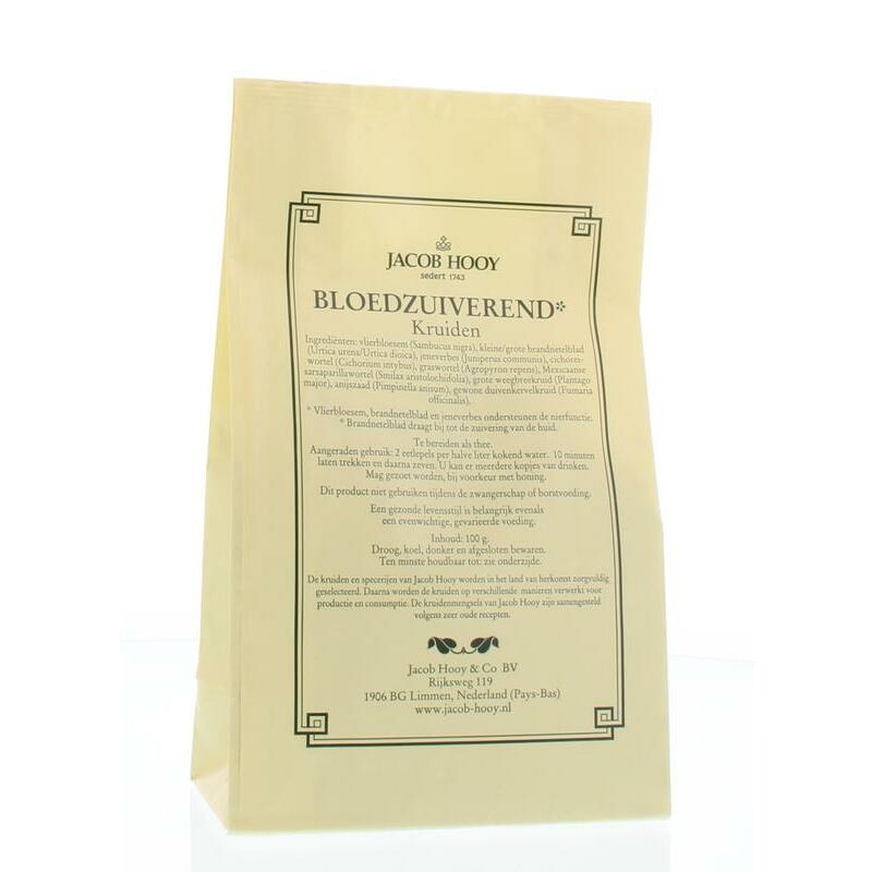 Jacob Hooy Bloedzuiverende thee 100g