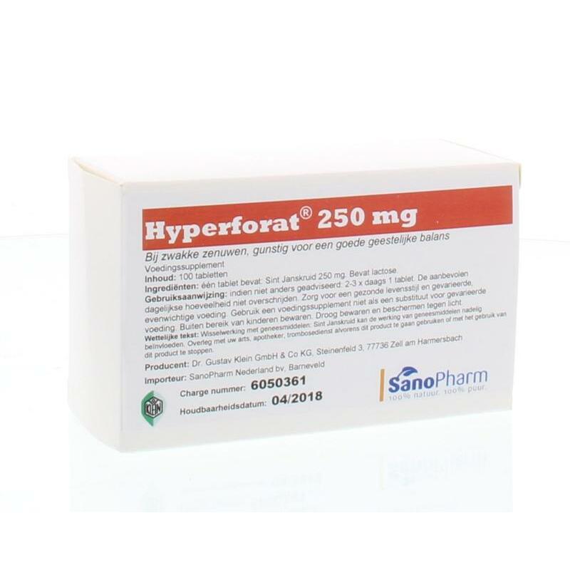 Dr Klein Hyperforat 250mg dr klein 100st