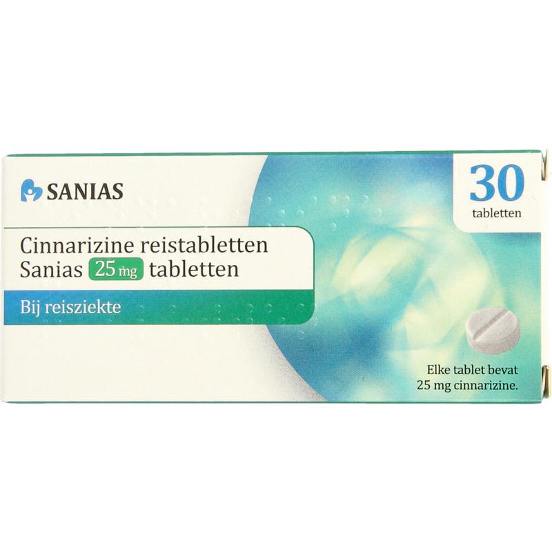Sanias Cinnarizine 25mg 30tb