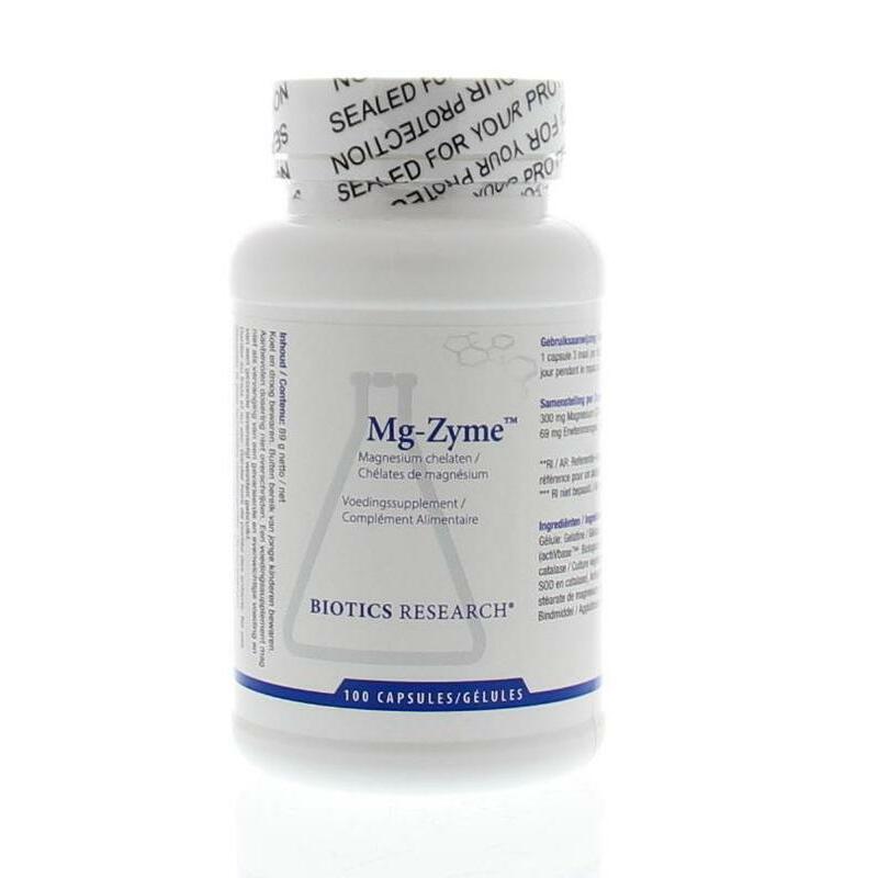 Biotics MG zyme 100 mg 100ca