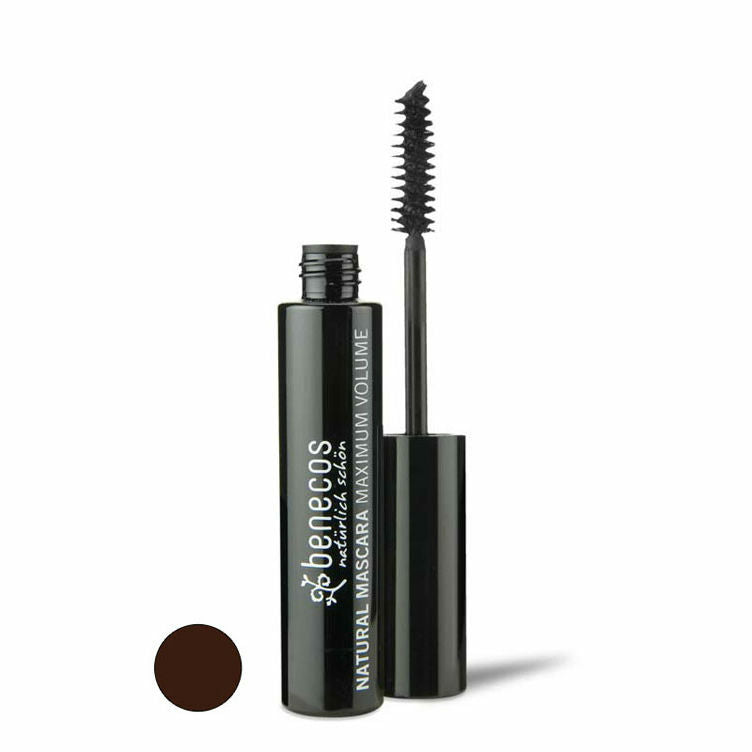 Benecos Mascara smooth bruin maximum volume 8ml