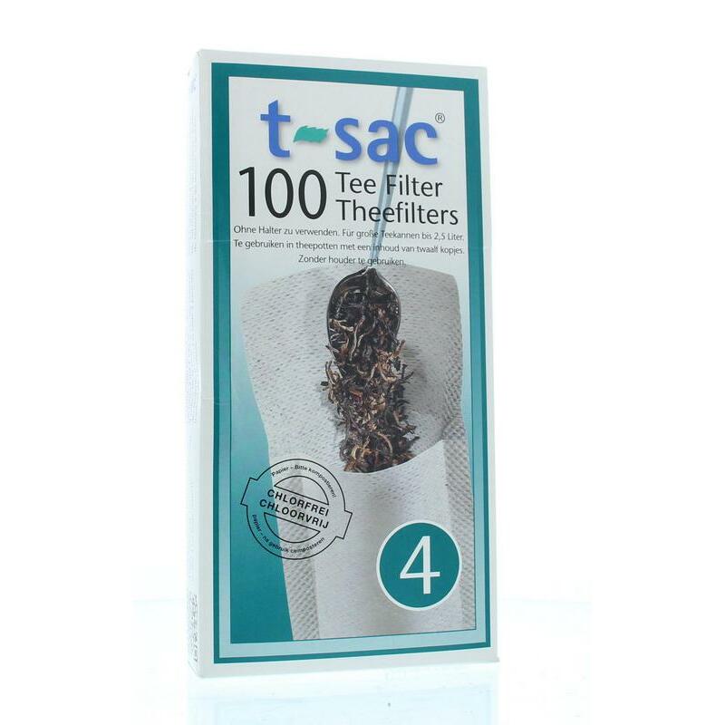 T-Sac Theefilters nr 4 100st