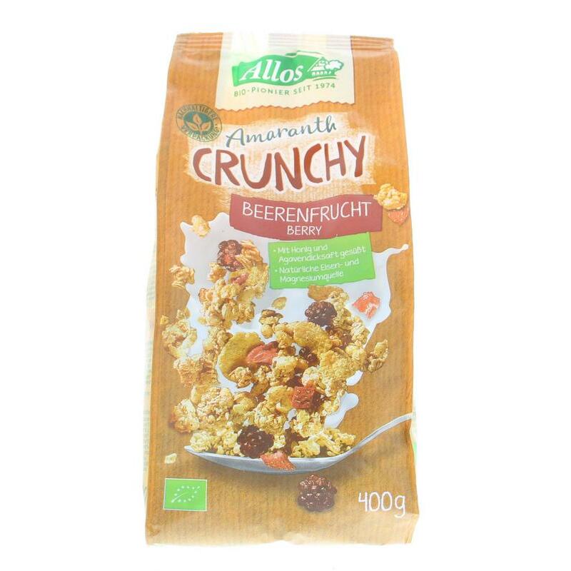 Allos Crunchy amarant rode vruchten bio 400g
