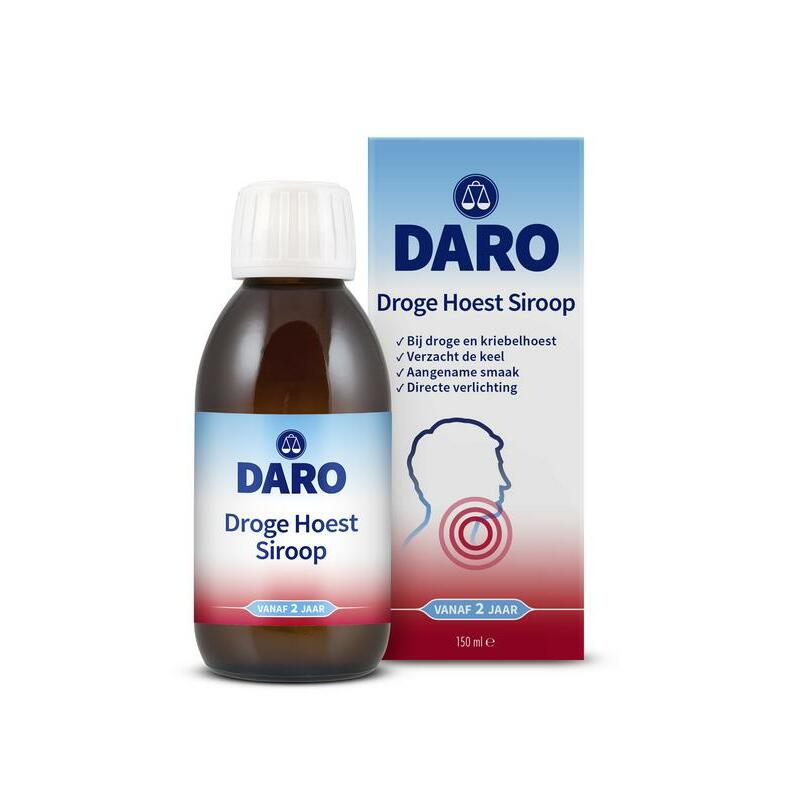 Daro Droge hoest siroop 150ml