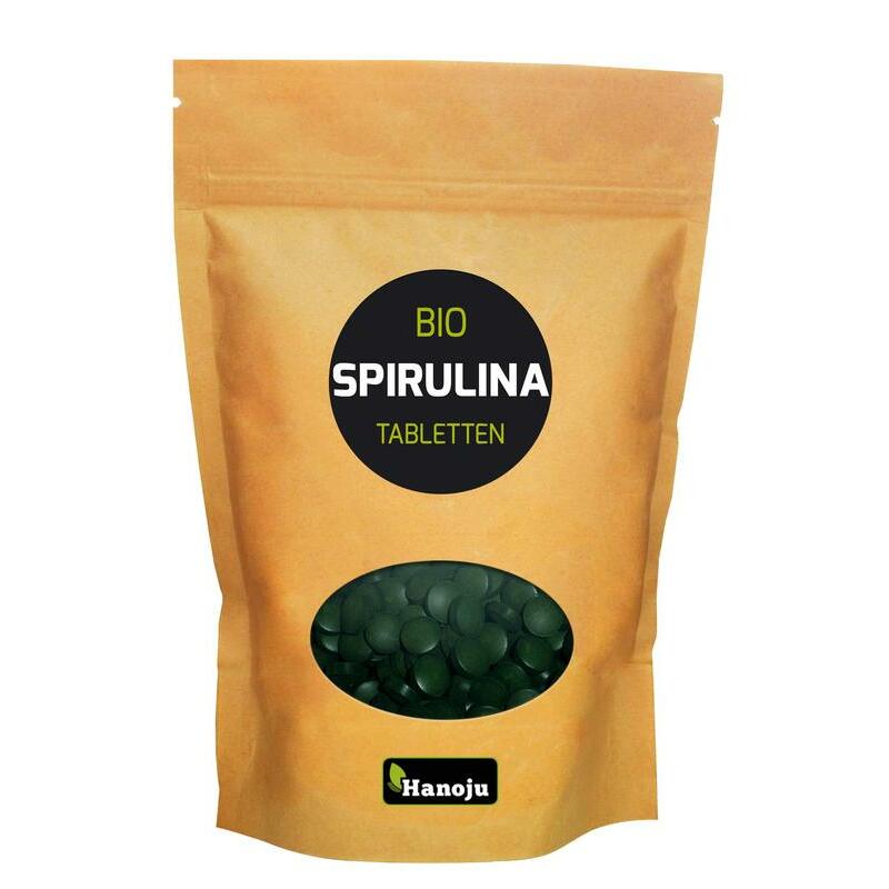 Hanoju Spirulina 400 mg paper bag bio 1250st