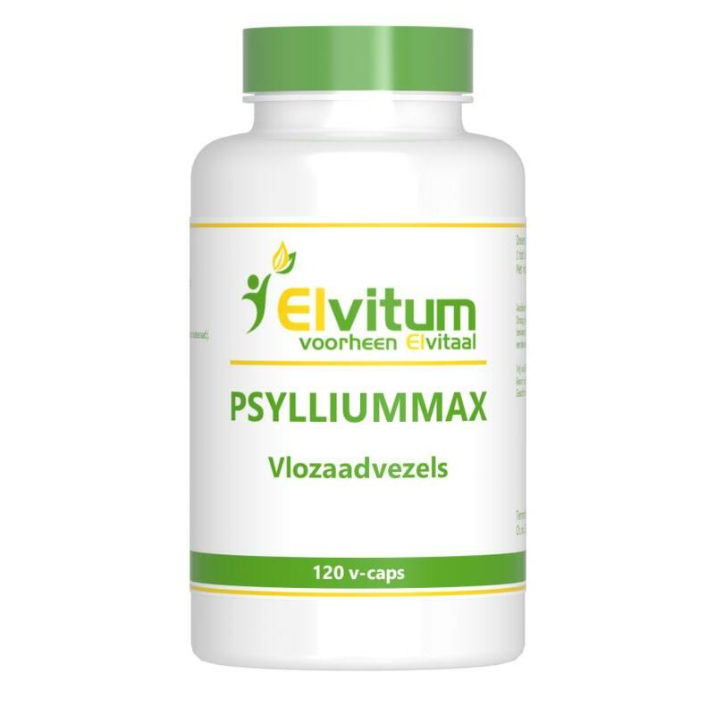 Elvitaal/elvitum Psylliummax vlozaadvezels 120vc