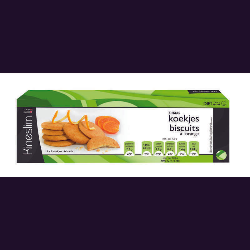 Kineslim Sinaasappelkoekjes 3 x 5 stuks 3x5st