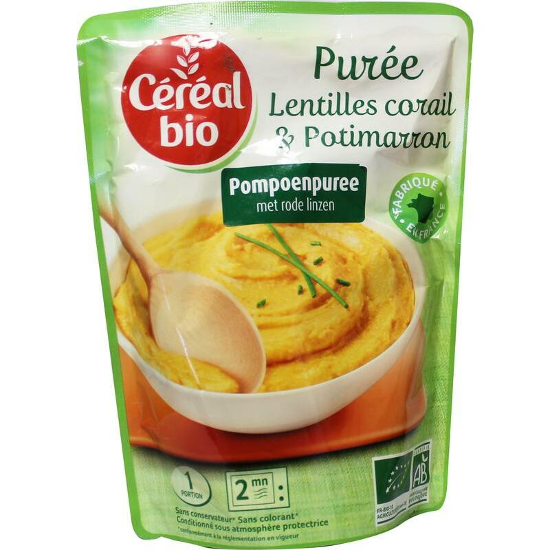 Cereal Bio Puree linzen / pompoen bio 250g