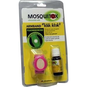 Mosquitox Armband met etherische olie 10ml