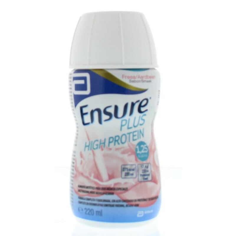 Ensure Plus high protein aardbei 220ml