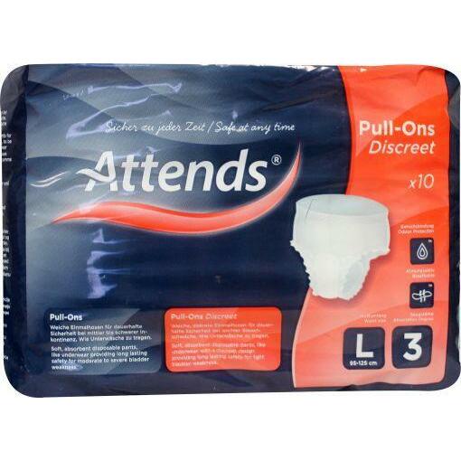 Attends Pull-ons discreet 3 large 10st