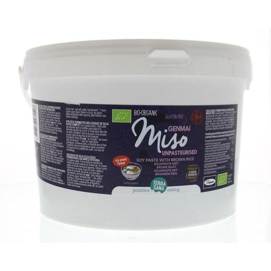 Terrasana Genmai miso ongepasteuriseerd emmer bio 2500g
