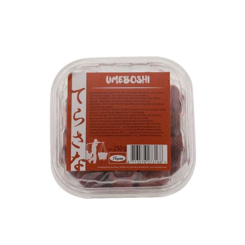 Terrasana Umeboshi gezoute japanse abrikozen 250g