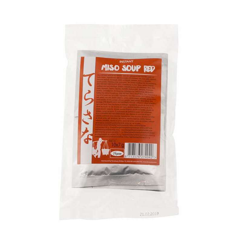 Terrasana Instant miso soep rood 7 gram 10x7g