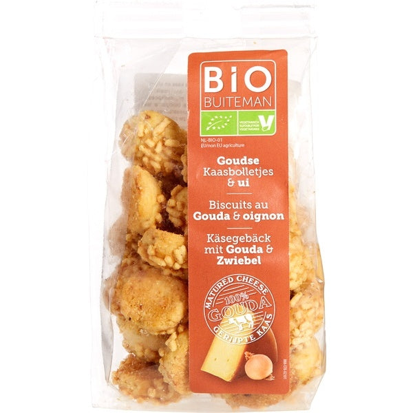 Buiteman Kaasbolletjes uitjes bio 125g