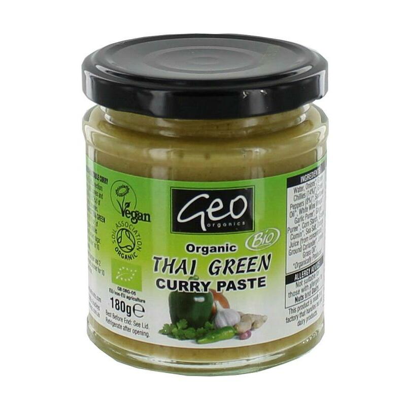 Geo Organics Curry paste thai green bio 180g