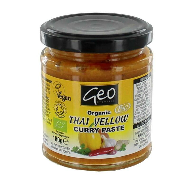 Geo Organics Curry paste thai yellow bio 180g