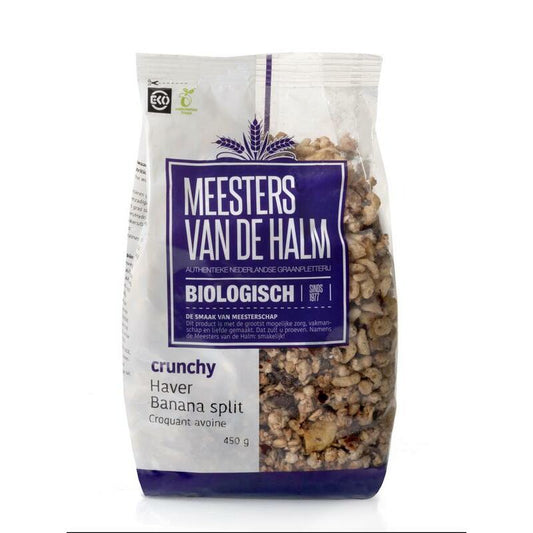 De Halm De Halm havercrunch banana sp# 450g