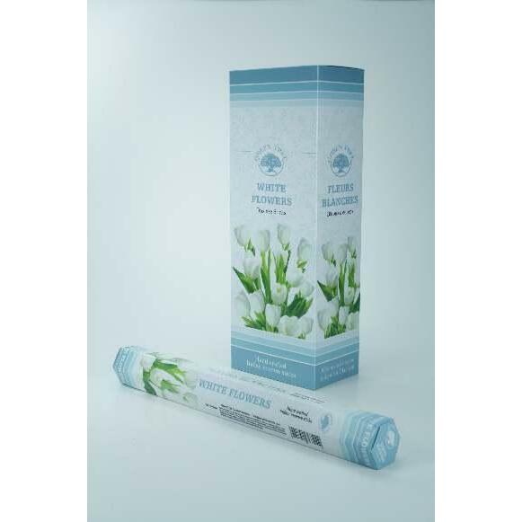 Green Tree Wierook white flowers 20st
