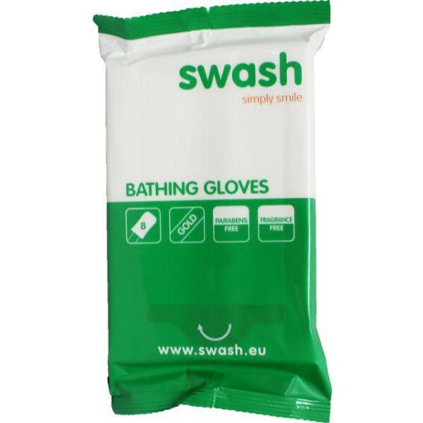 Smove Swash washandje gold parfumvrij 8st