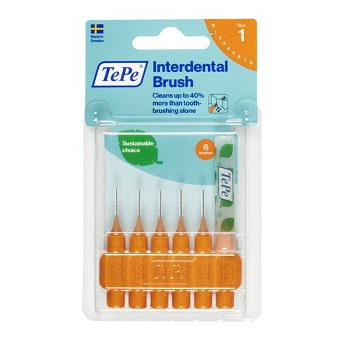 Tepe Interdentale rager 0.45 mm oranje maat 1 6st