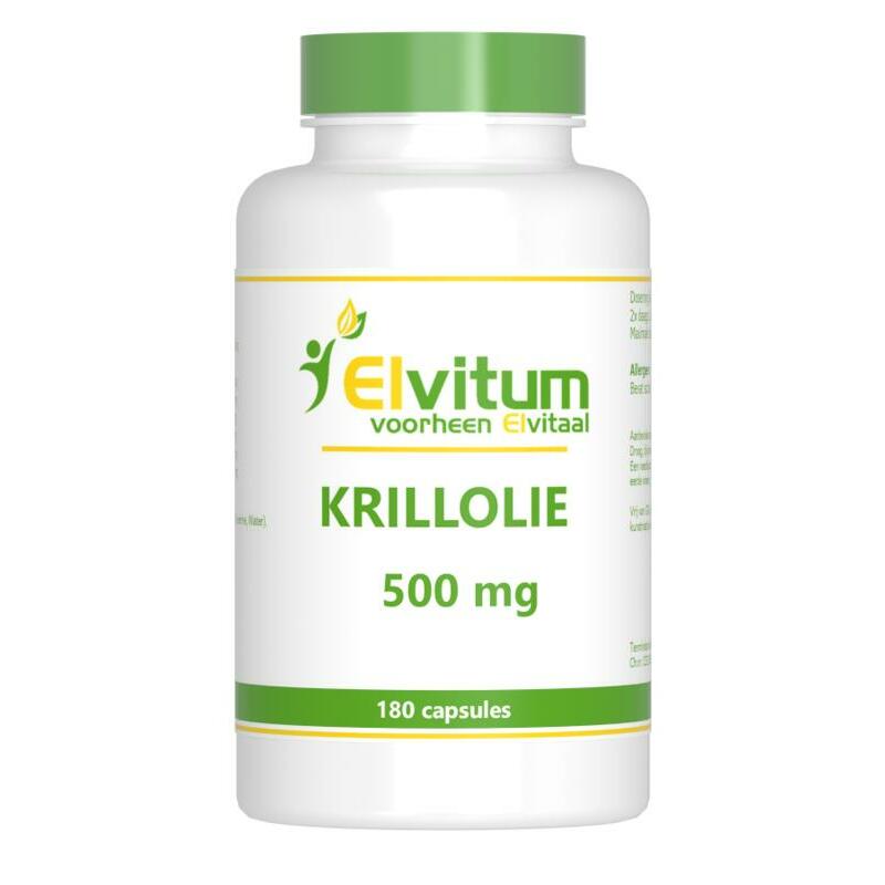 Elvitaal/elvitum Krill olie 500 mg 180ca