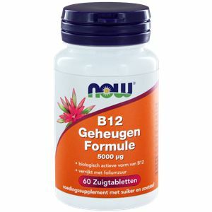 NOW Vitamine B12 geheugenformule 5000 mcg 60zt