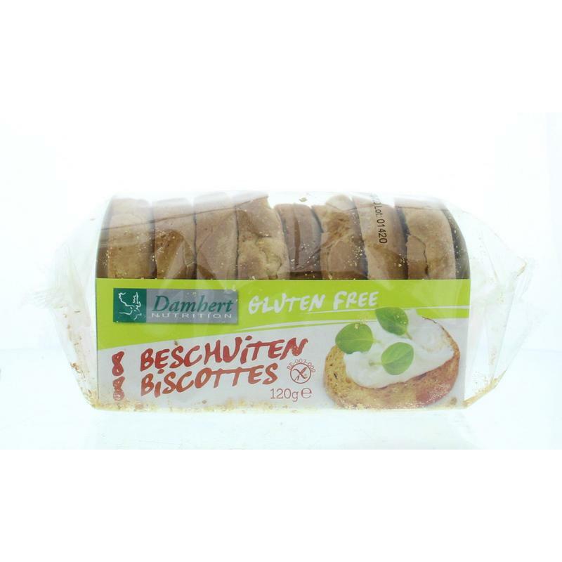 Damhert Beschuit glutenvrij 120g