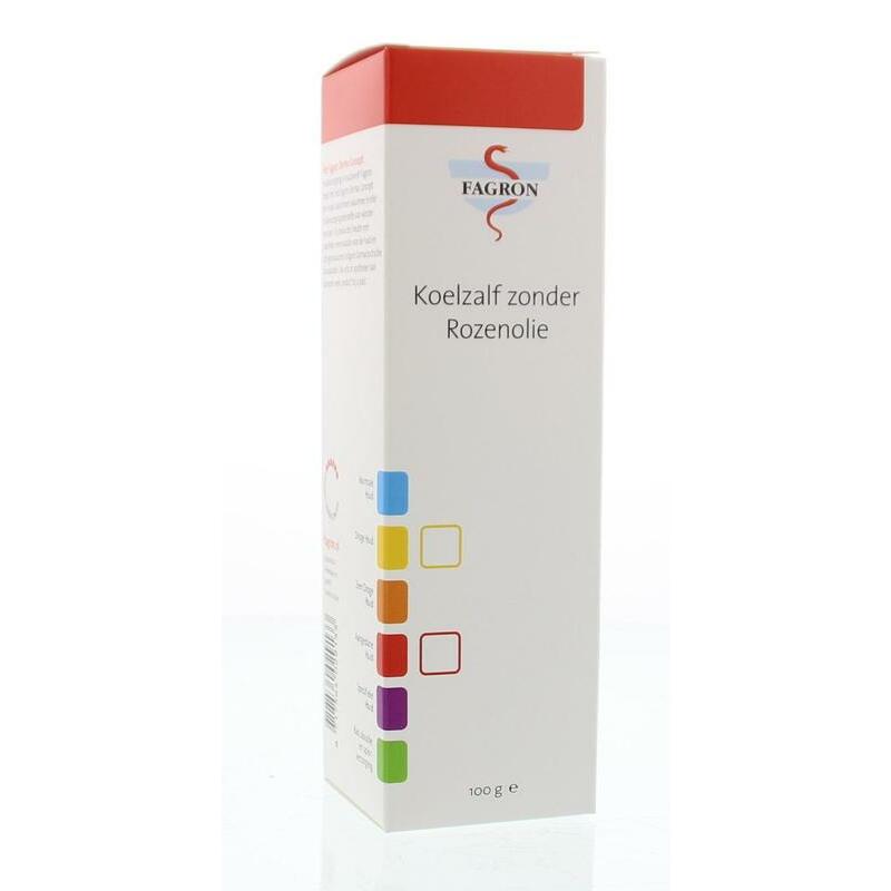 Fagron Koelzalf zonder rozenolie doos & bijsluiter 100g