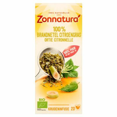 Zonnatura Brandnetel citroengras bio 20st